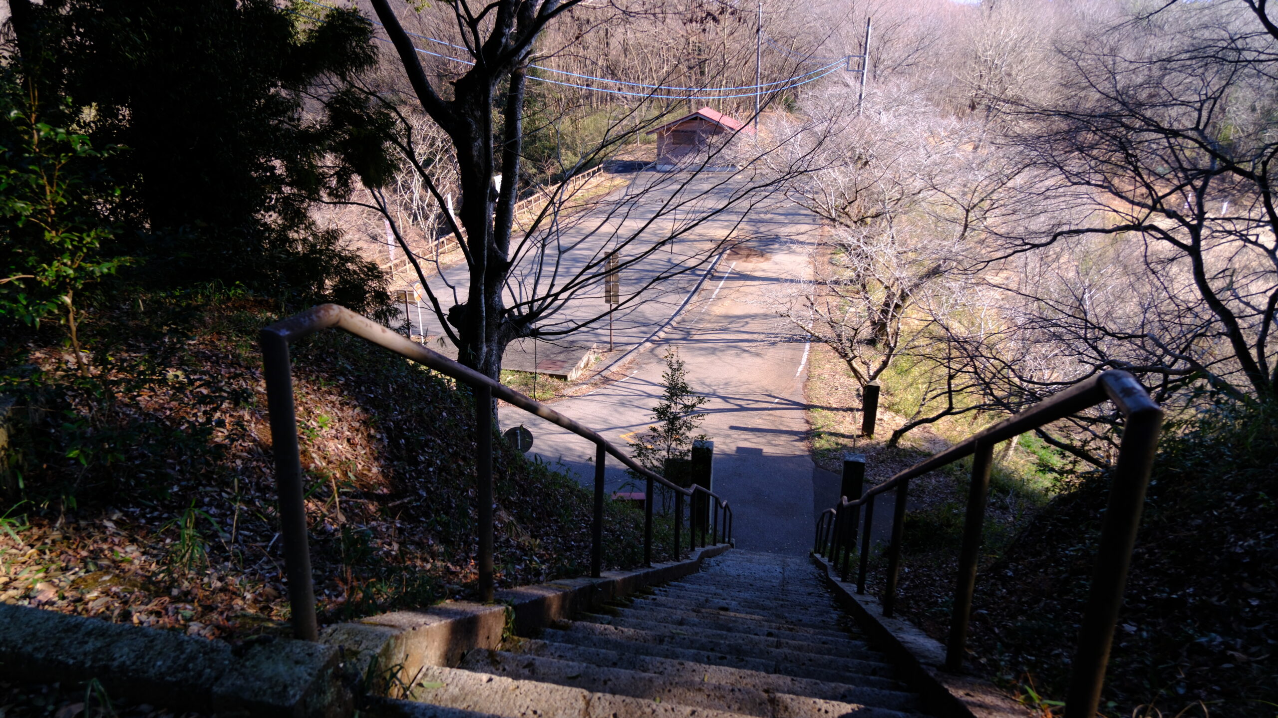 千手観音堂　階段　寿命院永徳寺