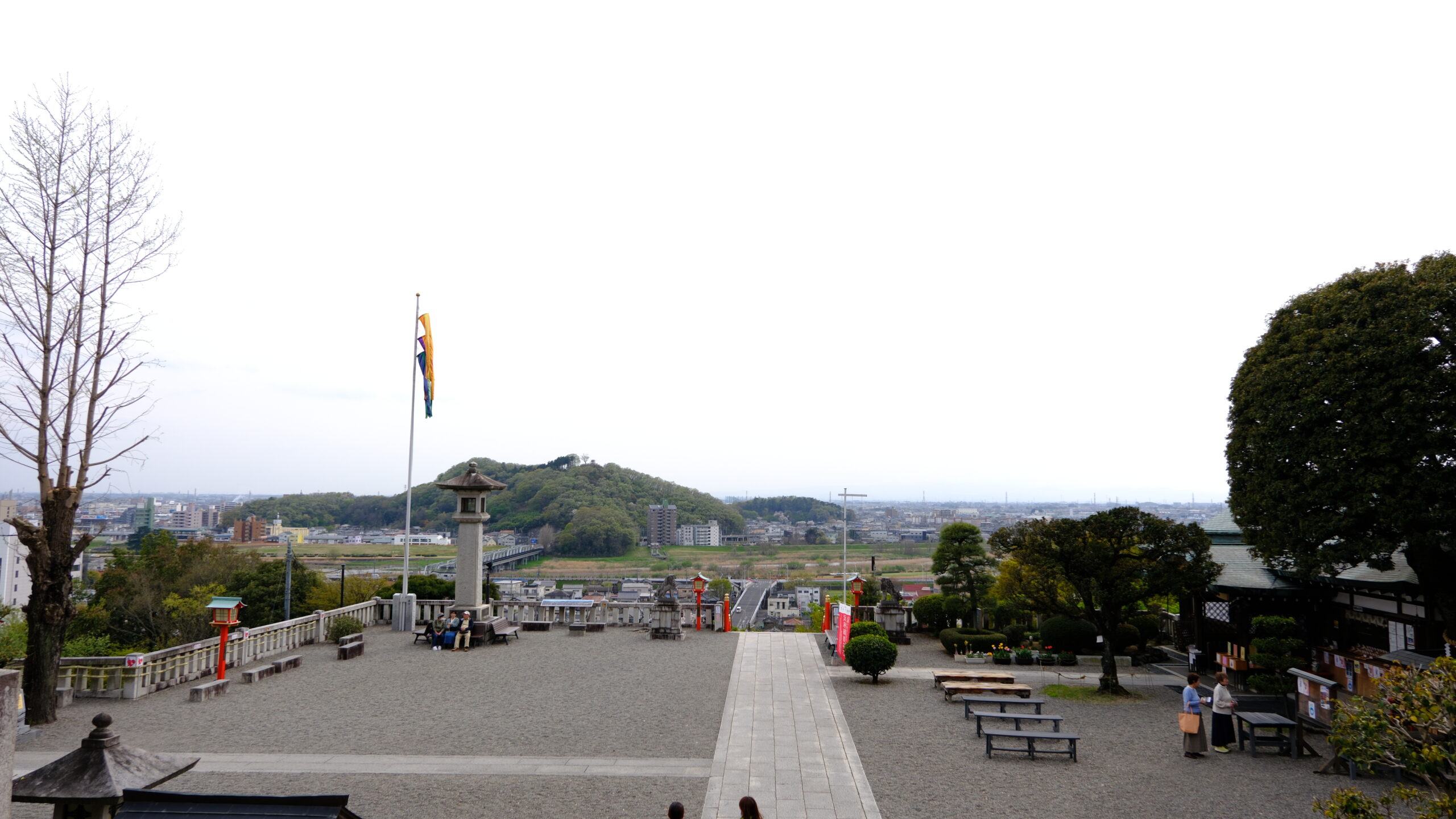 足利織姫神社　広場