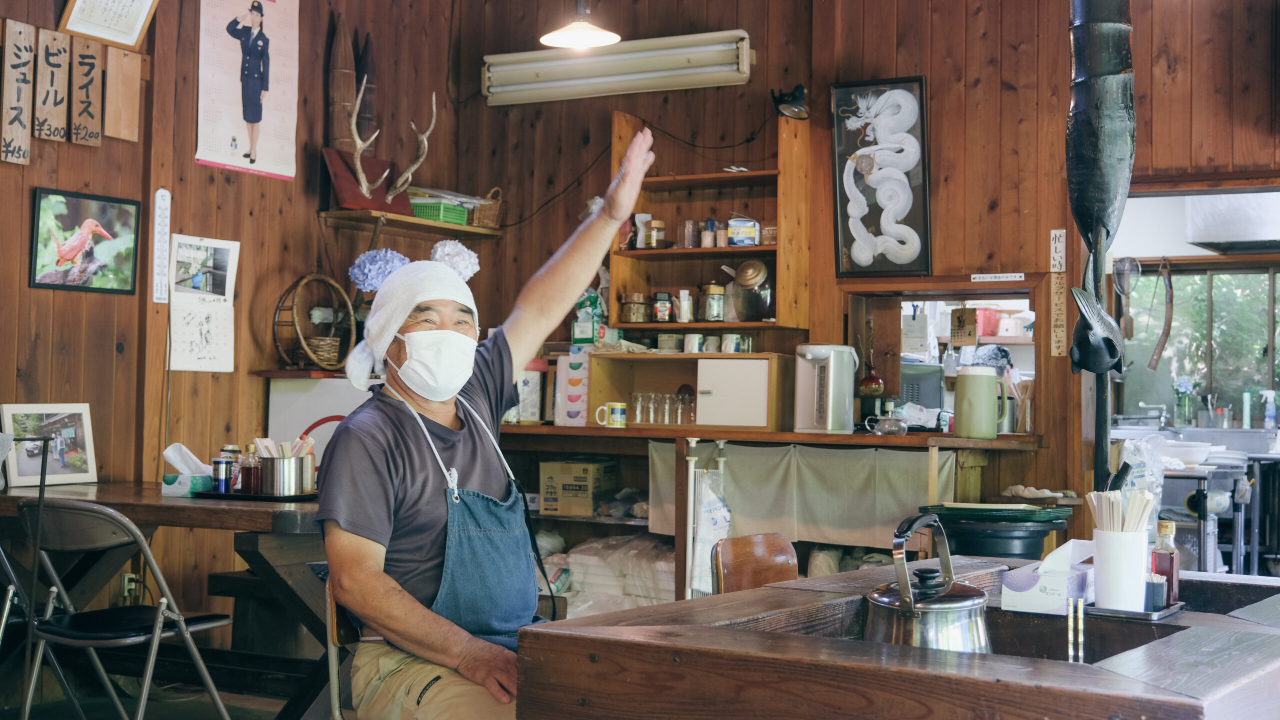 熊さんの村 店主の熊さん