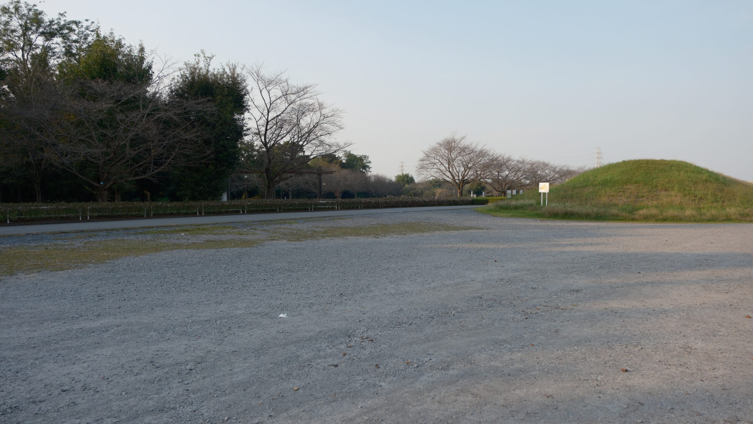 蓼沼親水公園　南東駐車場