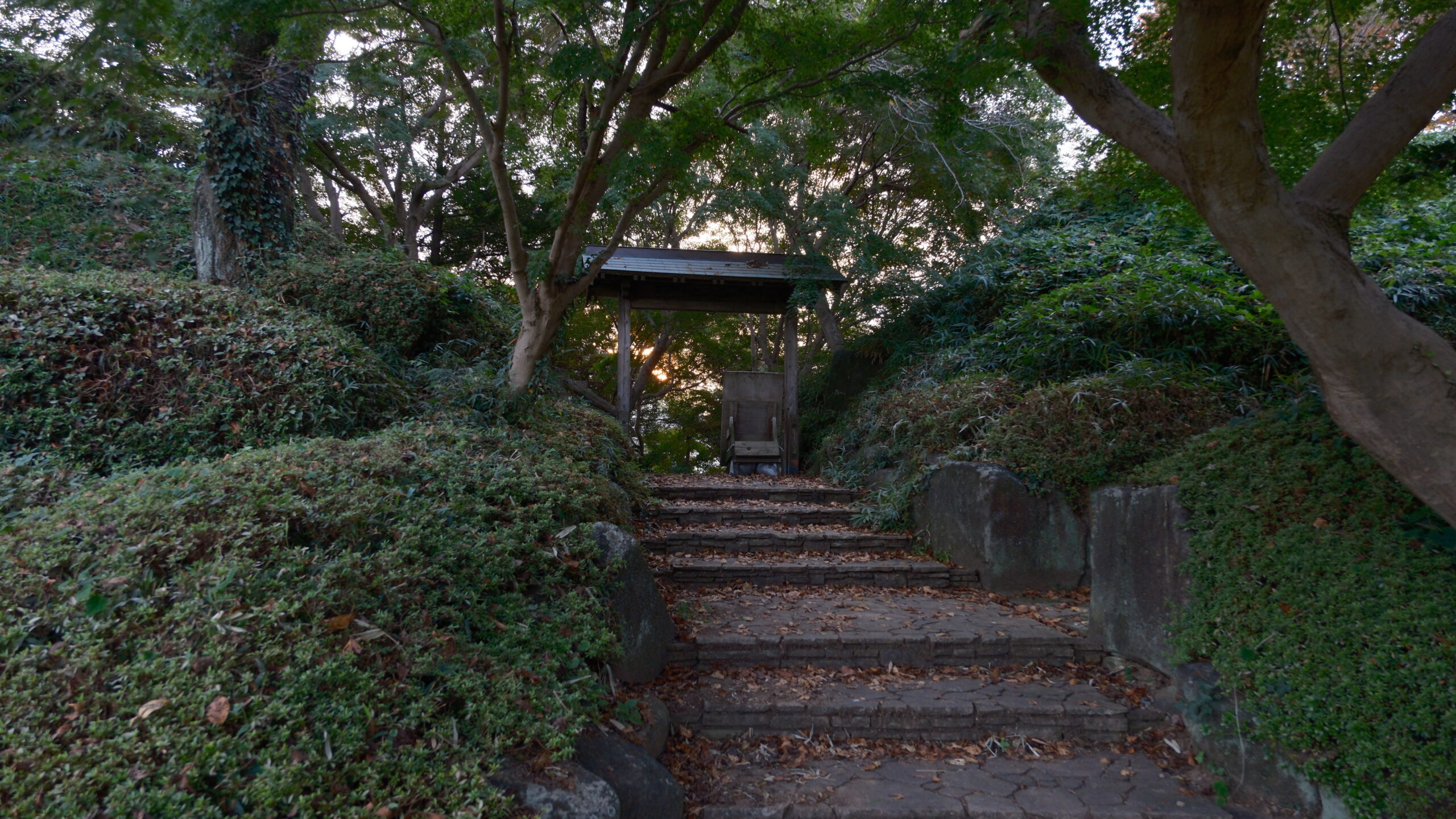 上三川城址公園　散策路