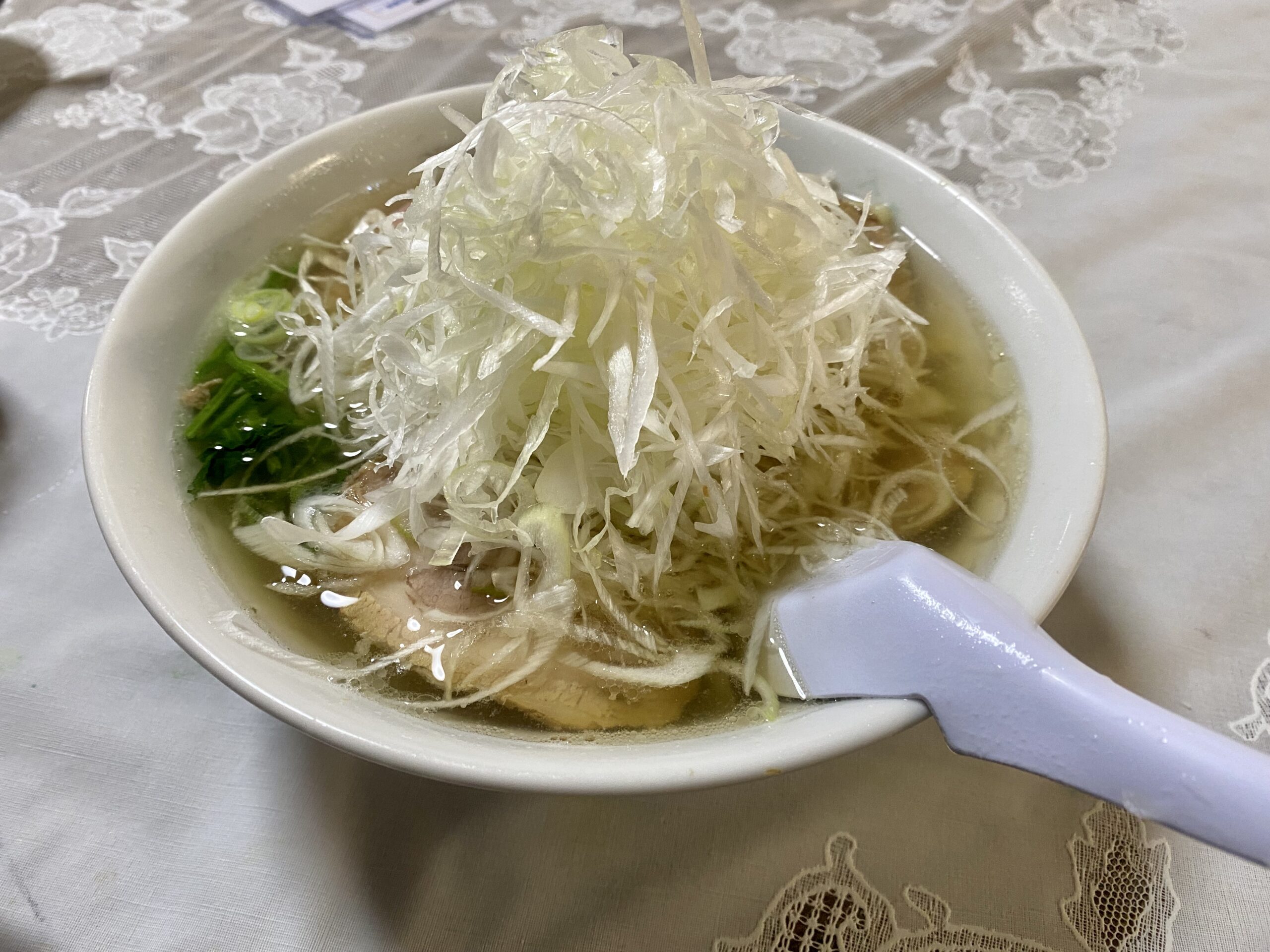 ねぎラーメン　那須塩原　手打らーめん おおもり