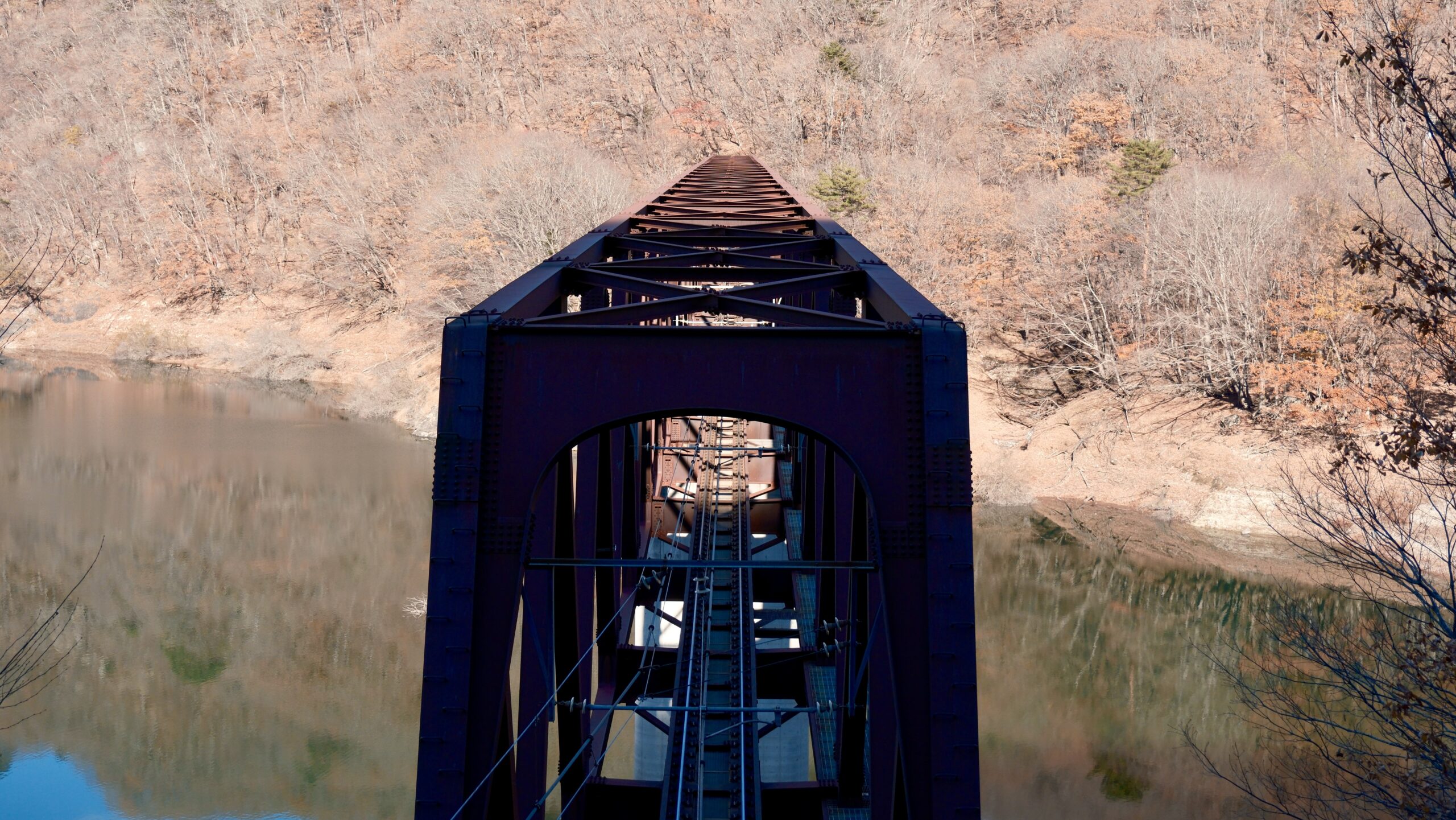 野岩鉄道　湯西川橋梁