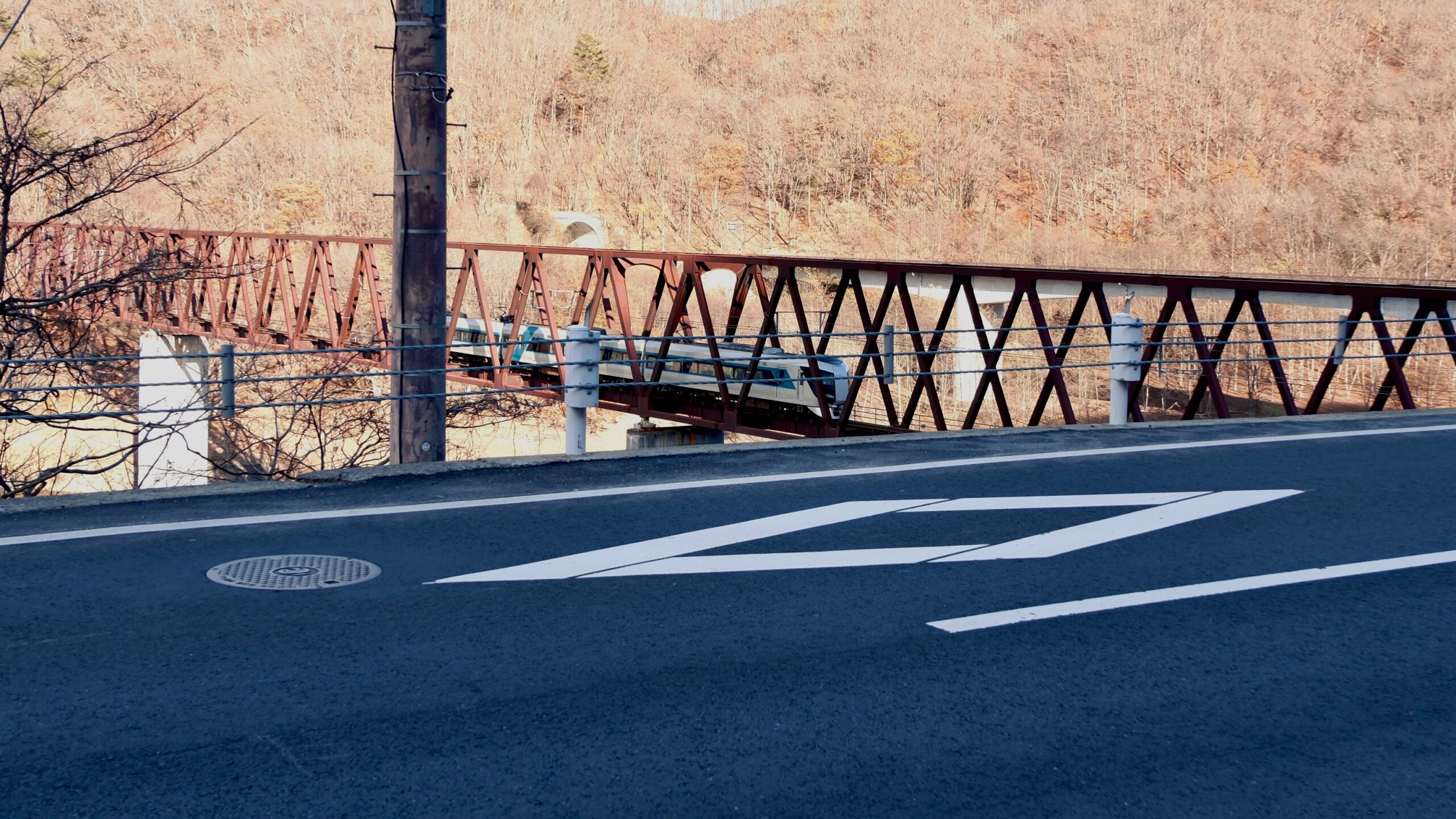 野岩鉄道　湯西川橋梁