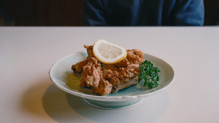 和風らぁめん いかり　鶏の唐揚げ　ハーフ