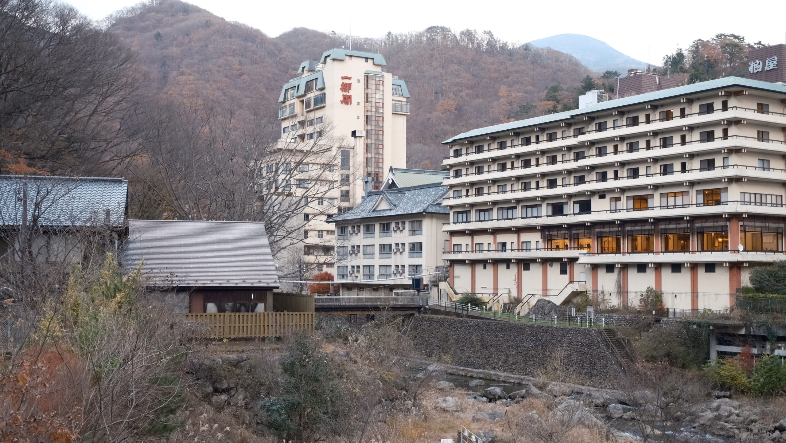 黄金橋　川治温泉街