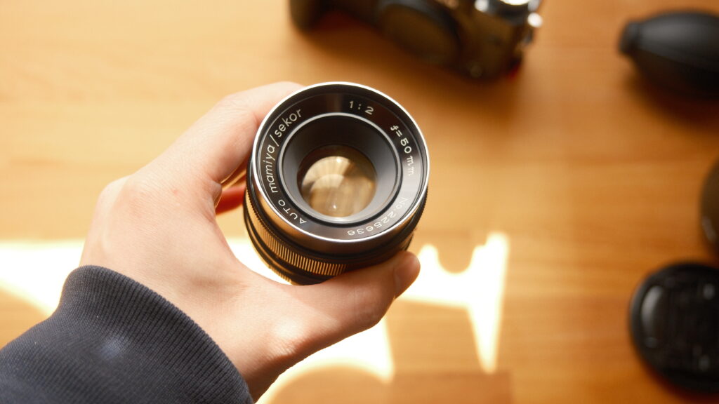 AUTO mamiya sekor 50mm f2(後期型)