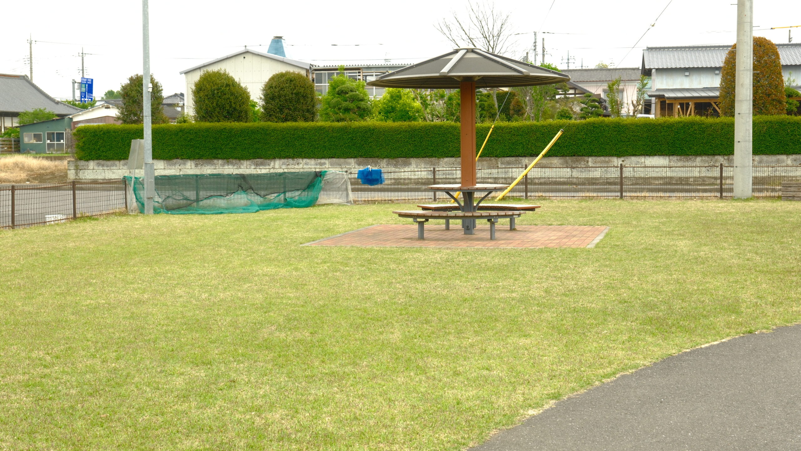文教公園　ベンチ
