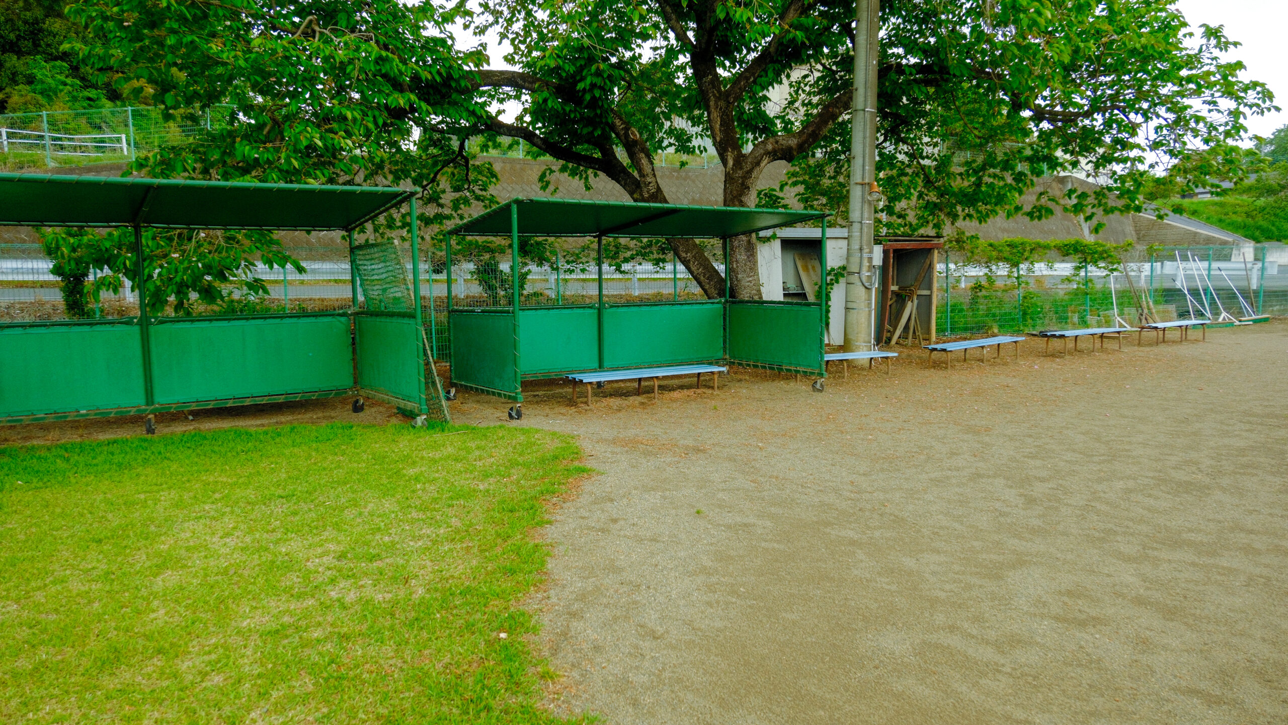 みのわ古城公園　野球グラウンド