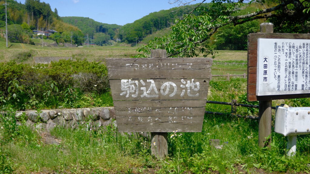 駒込の池 那須与一 鵜黒