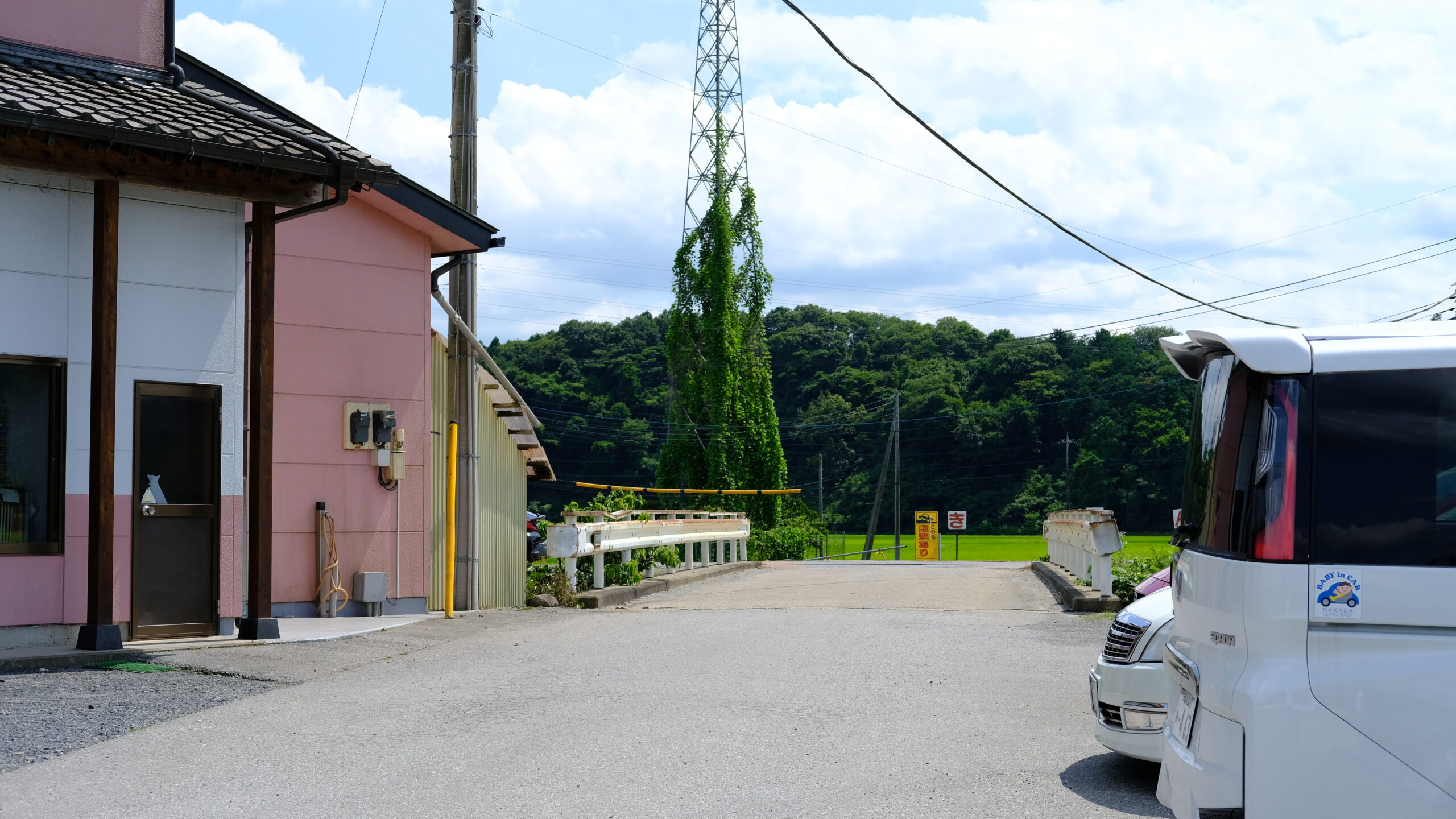 粟野町観光やな　駐車場
