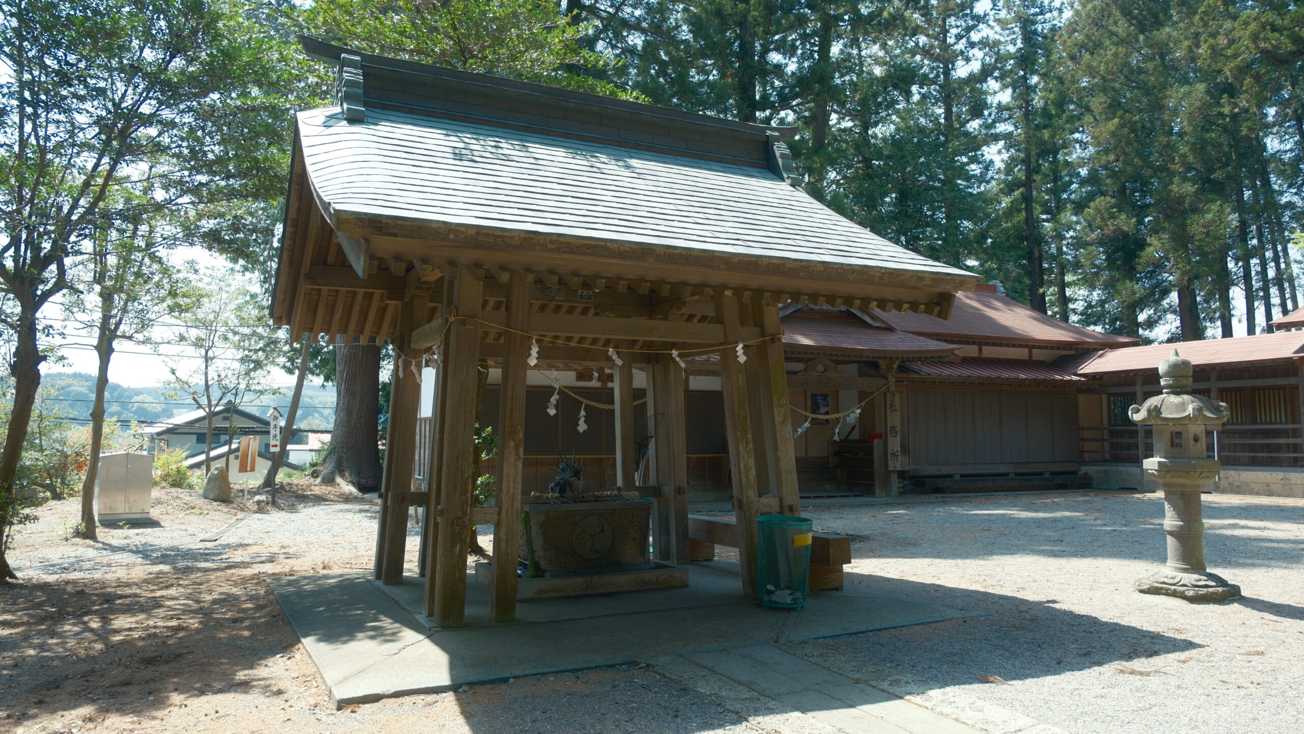 木幡神社　手水舎