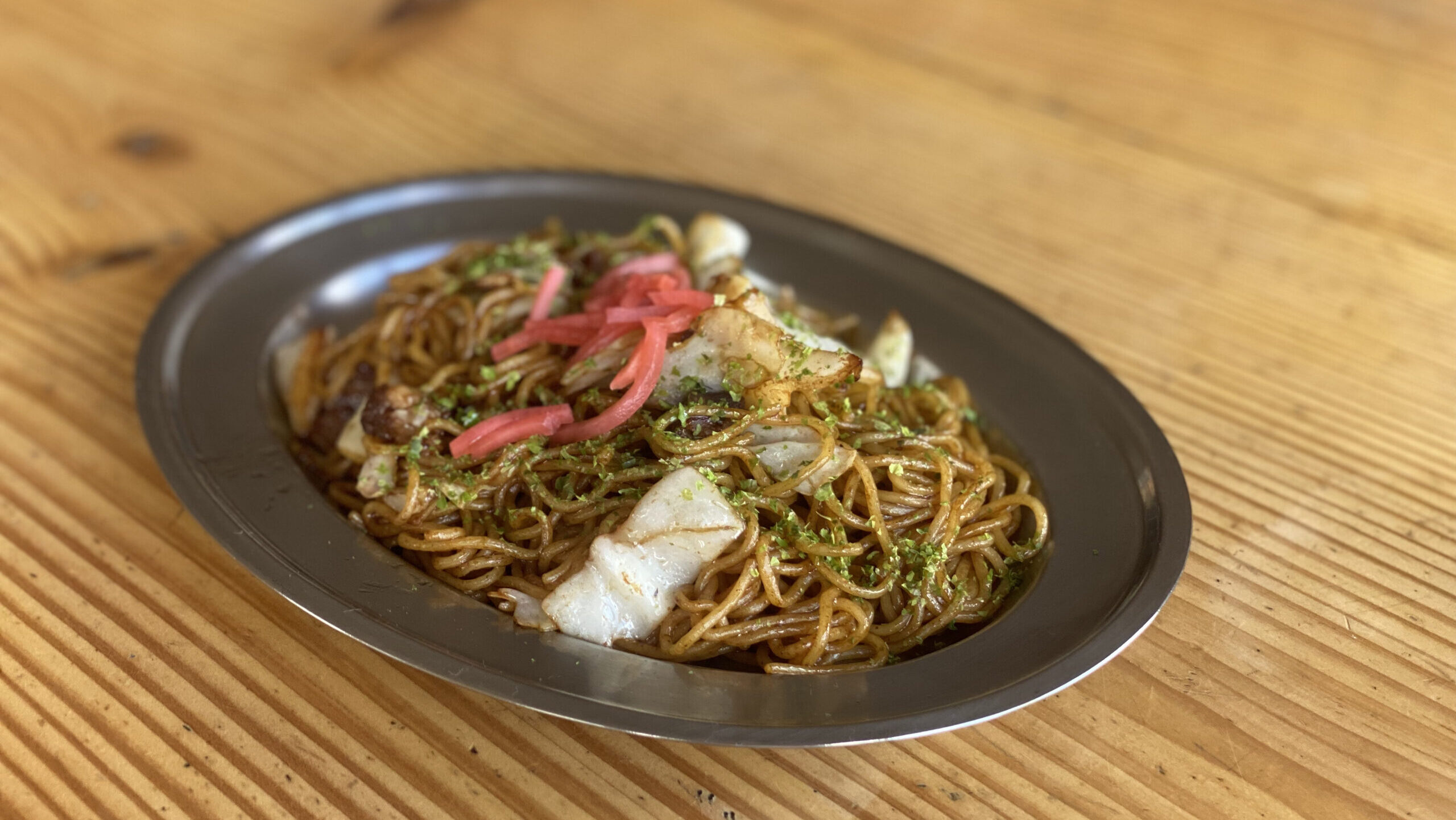 粟野町観光やな　焼きそば