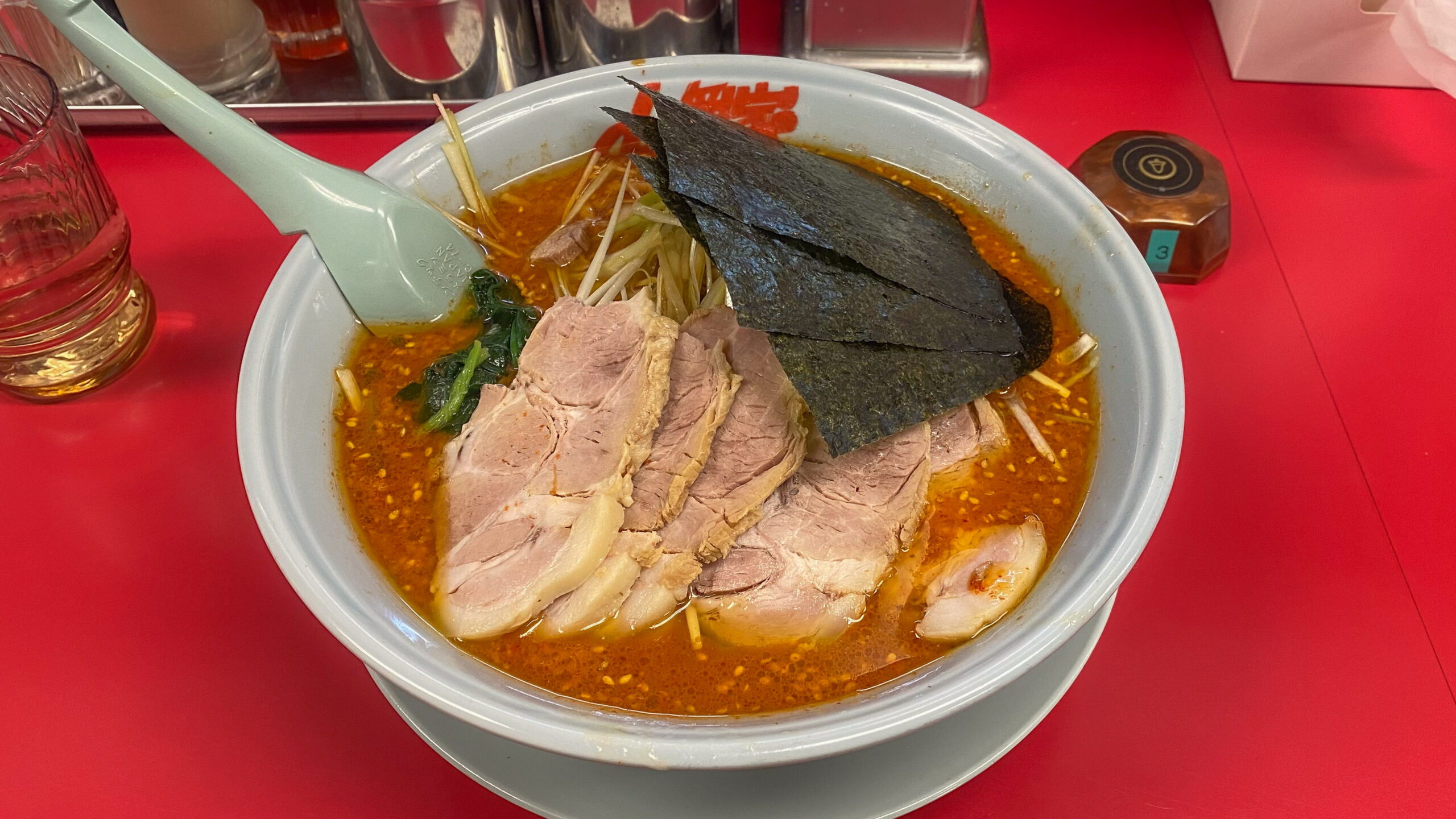 ラーメン山岡家 テクノポリスセンター店　辛味噌ネギチャーシュー麺
