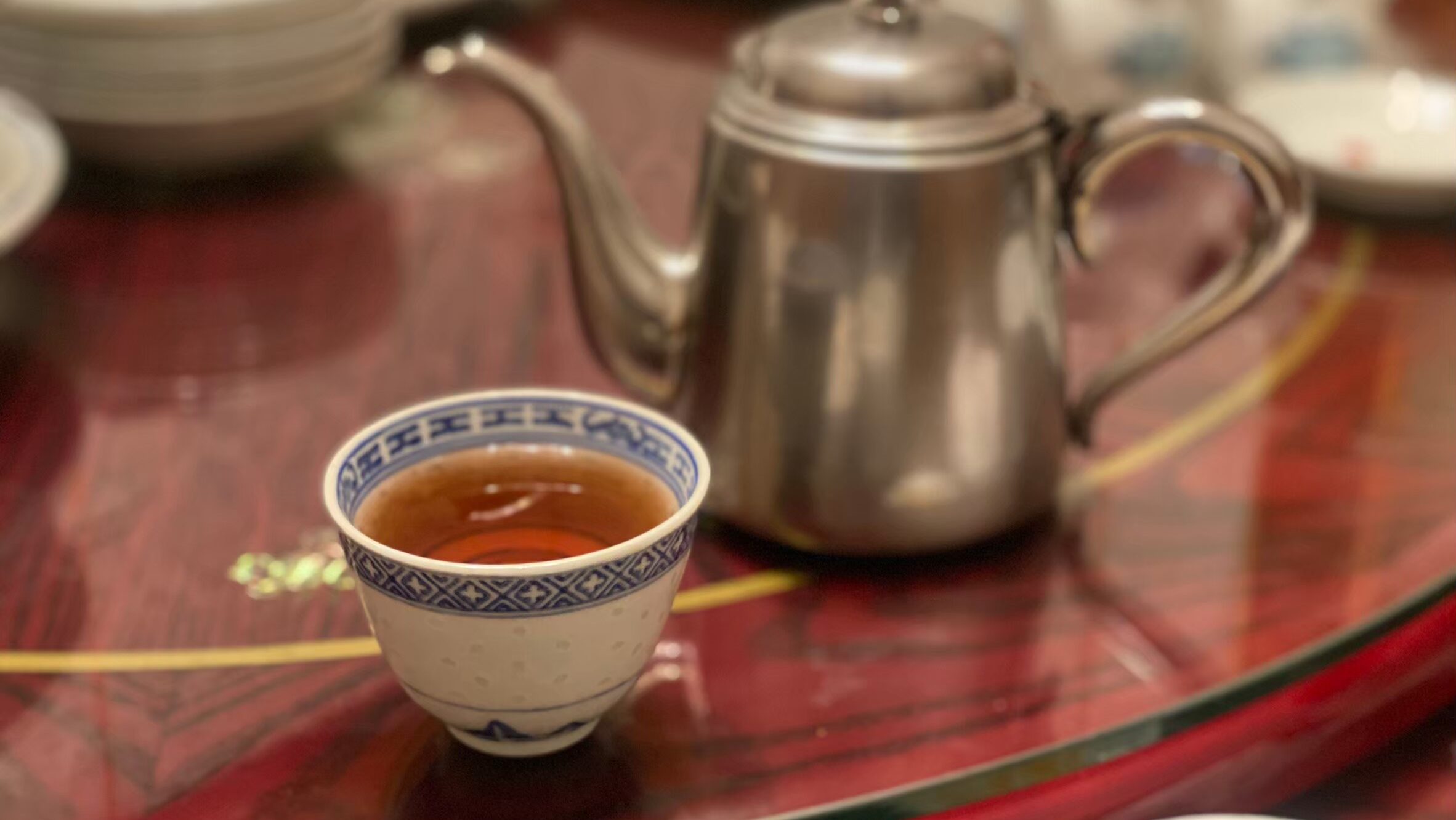 中華料理 三元閣　お茶