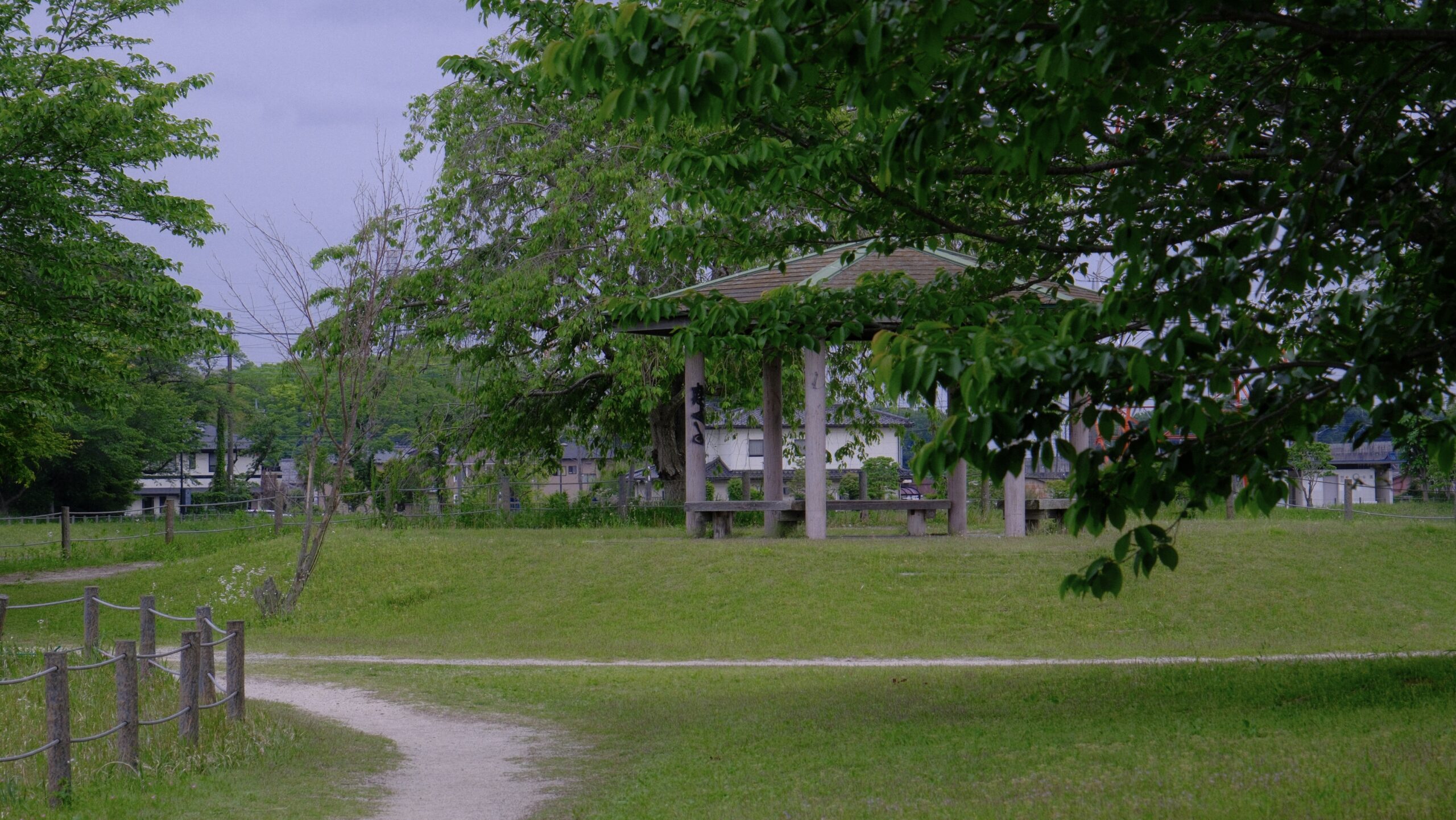 大沼公園　栃木県　ベンチ