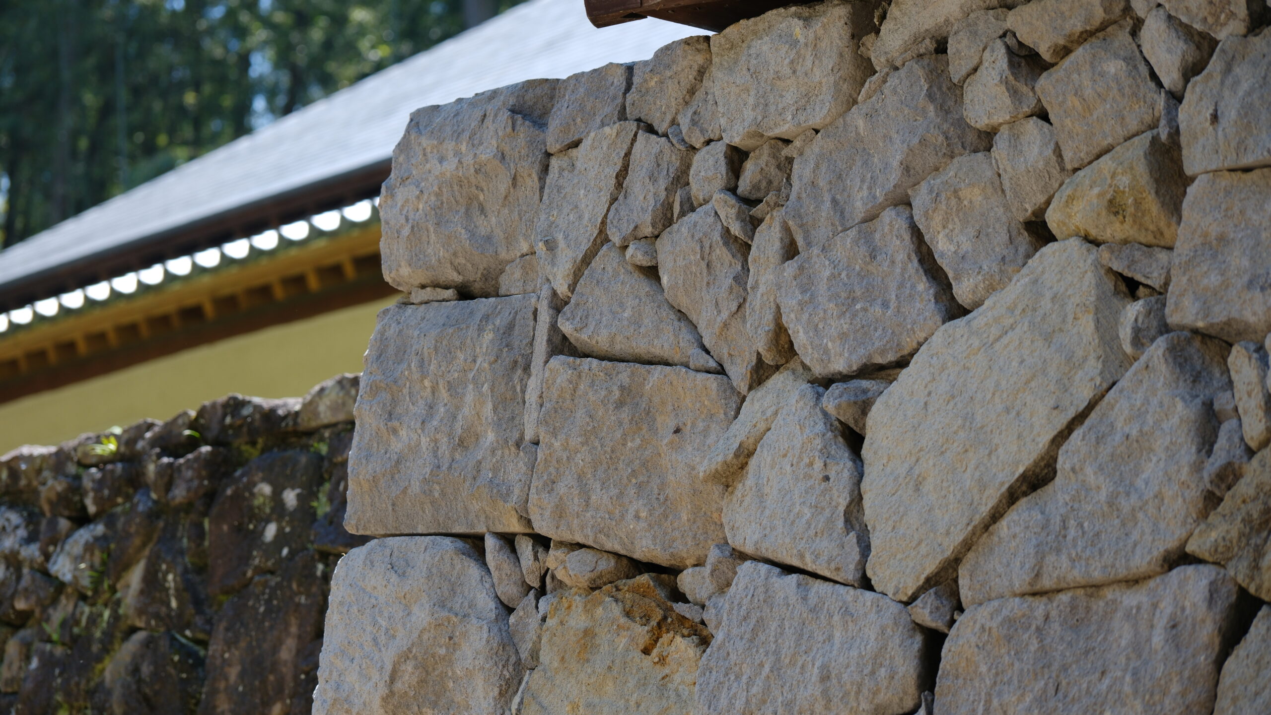 黒羽城公園　石積み
