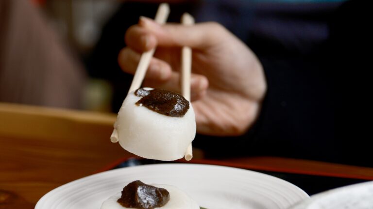 湯西川水の郷　ばんたい餅