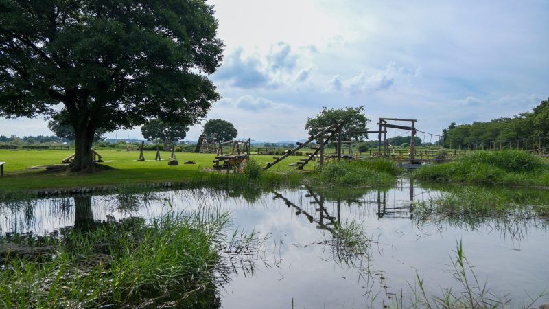 鬼怒グリーンパーク　水上アスレチック