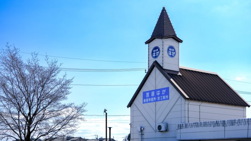 道の駅はが 外観