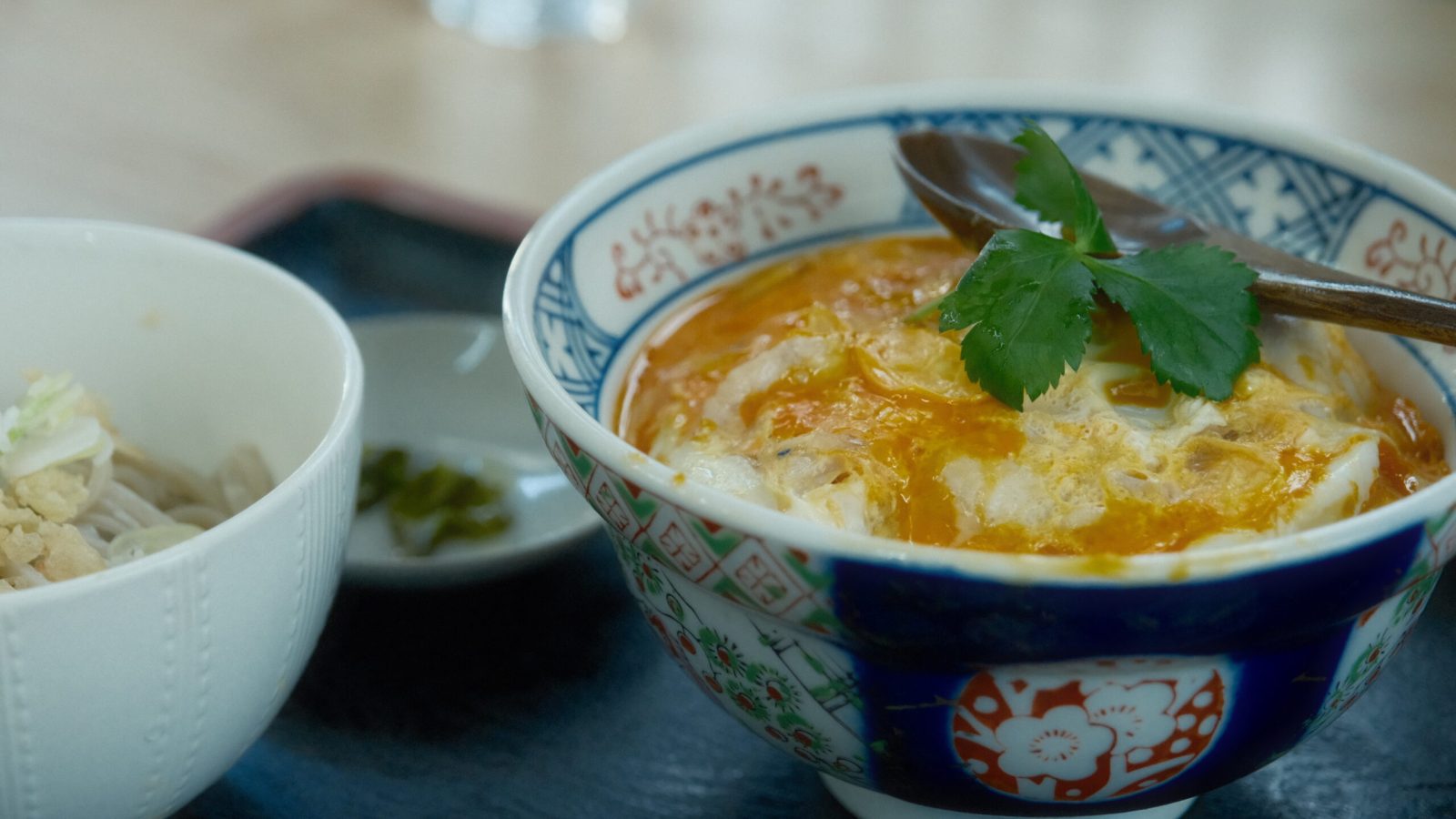 みつわ　親子丼　そばセット