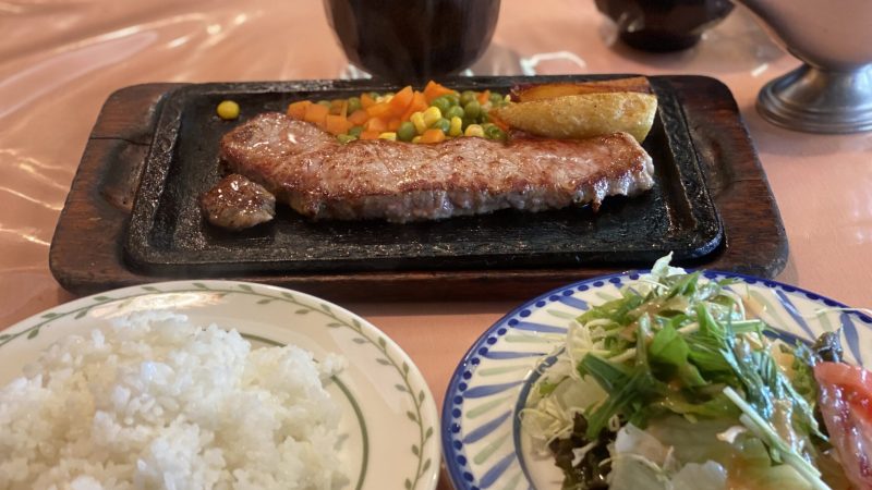 ステーキしおや　ランチ　サーロイン