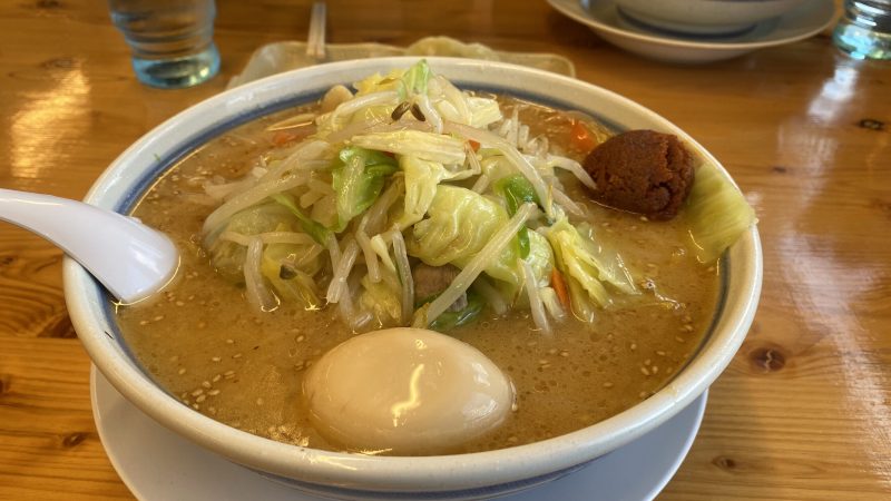 ラーメン ねぎっこ 西那須野店（栃木県那須塩原市）改装した店舗で辛しみそ野菜ラーメンと餃子